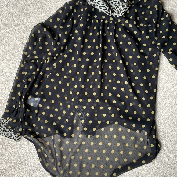 Adorable Inc leopard blouse size s - Picture 6 of 7